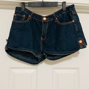 Stretch Denim Shorts